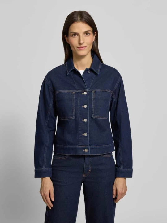 Zdjęcie produktu Kurtka jeansowa o kroju regular fit z kieszeniami na piersi model „Nusilia” Someday Jeansowy niebieski