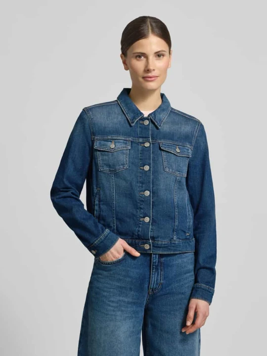 Zdjęcie produktu Kurtka jeansowa o kroju regular fit z mieszanka bawełny Marc O'Polo Jeansowy niebieski