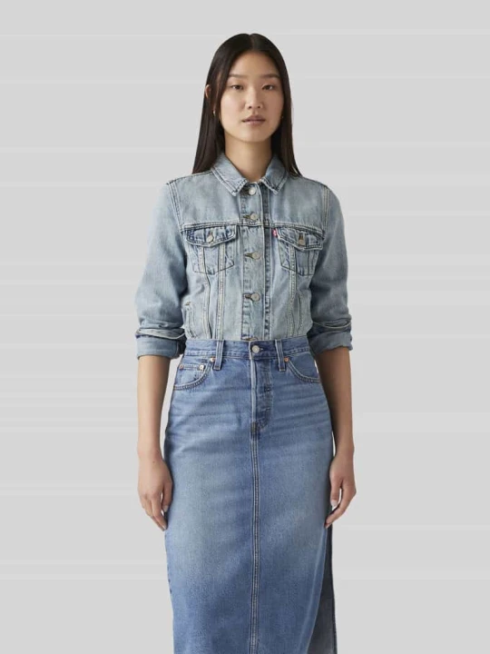 Zdjęcie produktu kurtka jeansowa o kroju regular fit z mieszanki bawełny i lyocellu Levi's Jasnoniebieski