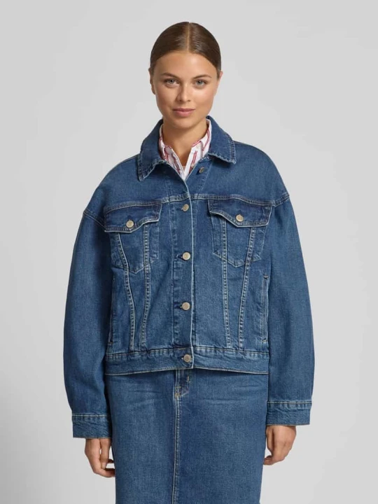 Zdjęcie produktu Kurtka jeansowa o kroju regular fit z wpuszczanymi kieszeniami model ‘MACMEY’ Lauren Ralph Lauren Jeansowy niebieski