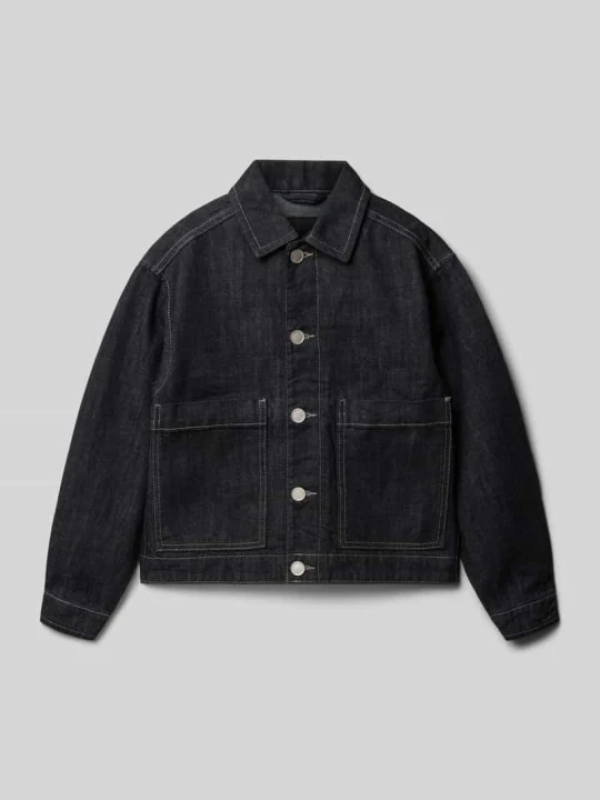 Zdjęcie produktu Kurtka jeansowa o kroju regular fit z wykładanym kołnierzem model 'Loyd' Jack&Jones Ciemnoniebieski