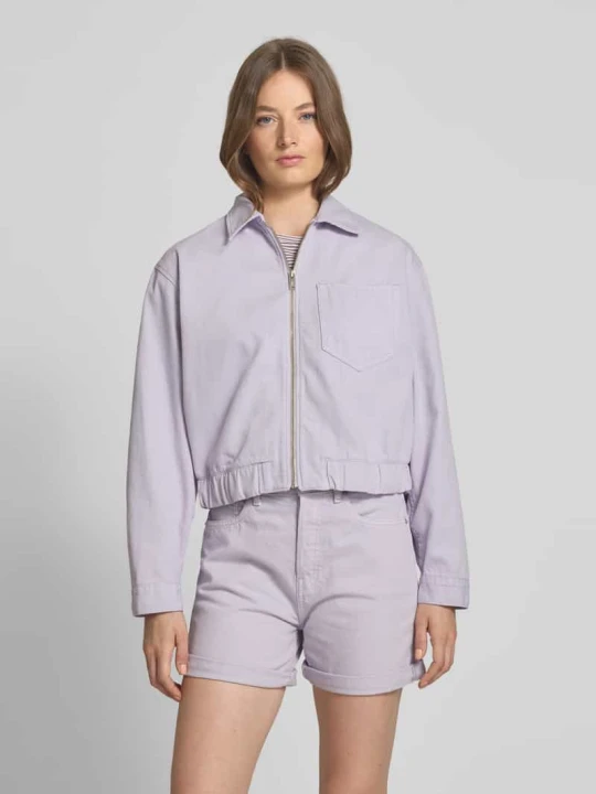 Zdjęcie produktu Kurtka jeansowa o kroju relaxed fit z czystej bawełny ARMEDANGELS Jasnofioletowy