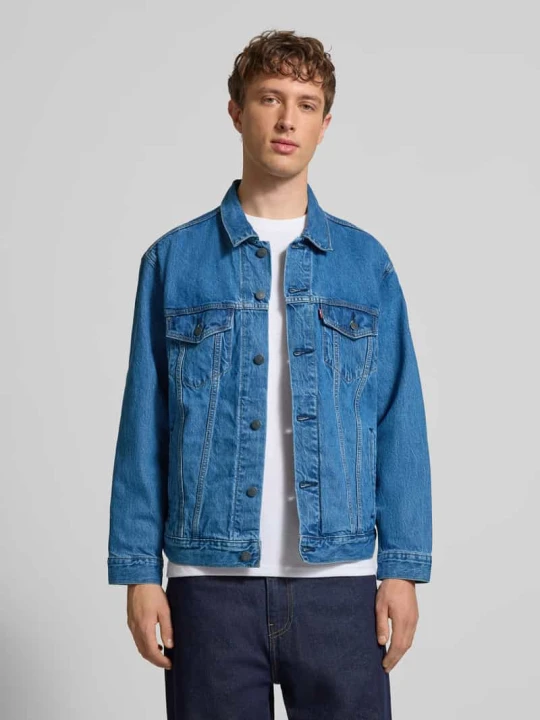 Zdjęcie produktu Kurtka jeansowa o kroju relaxed fit z czystej bawełny Levi's Jeansowy niebieski