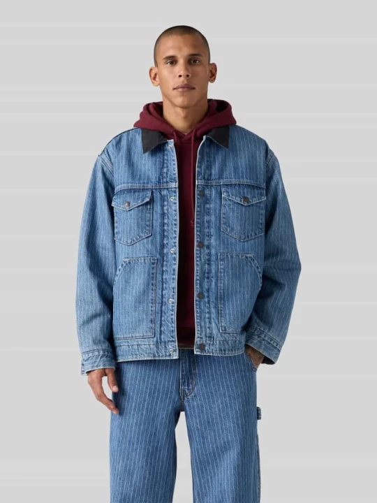 Zdjęcie produktu Kurtka jeansowa o kroju relaxed fit z czystej bawełny Levi's Jeansowy niebieski