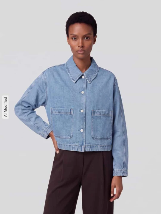 Zdjęcie produktu Kurtka jeansowa o kroju relaxed fit z czystej bawełny Marc O'Polo Jeansowy niebieski