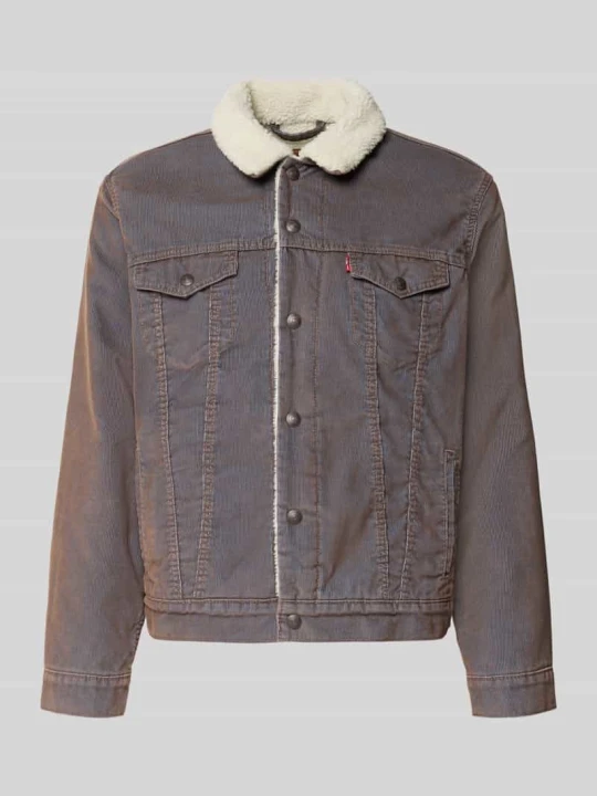 Zdjęcie produktu Kurtka jeansowa o kroju relaxed fit z mieszanki bawełny Levi's Grafitowy