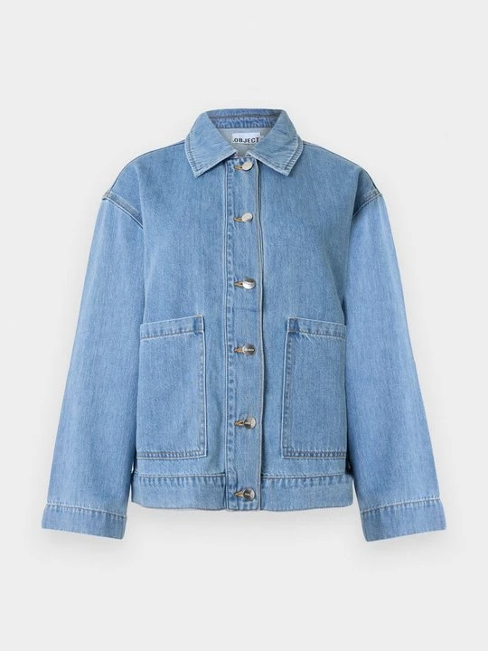 Zdjęcie produktu Kurtka jeansowa Object jasnoniebieski denim