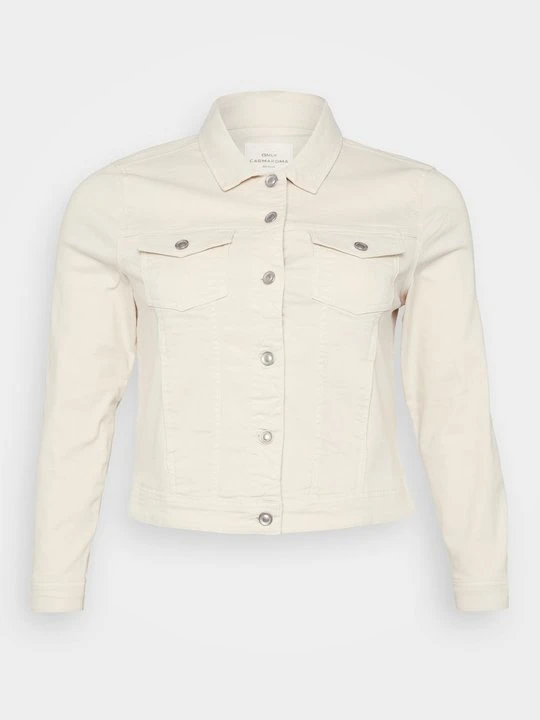 Zdjęcie produktu Kurtka jeansowa ONLY Carmakoma mleczny