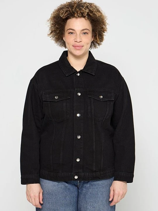 Zdjęcie produktu Kurtka jeansowa ONLY Carmakoma czarny