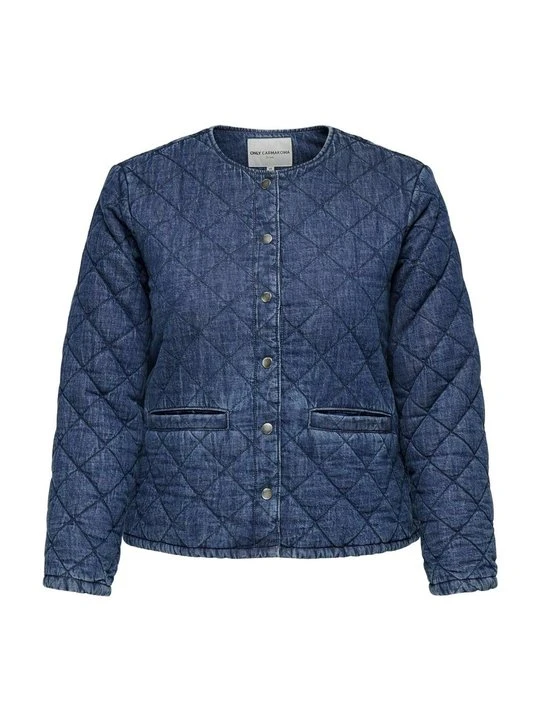Zdjęcie produktu Kurtka jeansowa ONLY Carmakoma niebieski denim