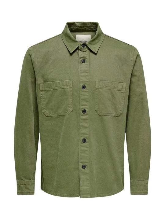 Zdjęcie produktu Kurtka jeansowa Only & Sons ciemnozielony