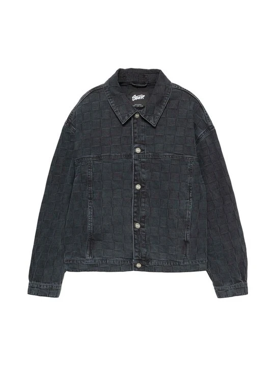 Zdjęcie produktu Kurtka jeansowa PULL&BEAR ciemnoszary