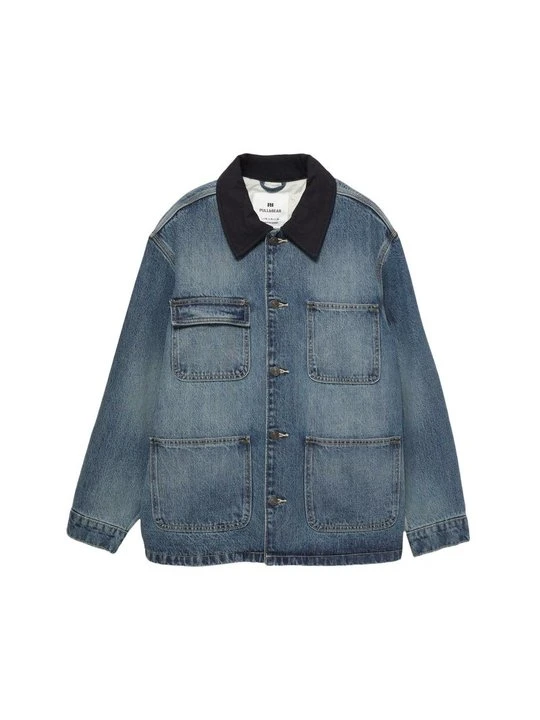 Zdjęcie produktu Kurtka jeansowa PULL&BEAR niebieski denim