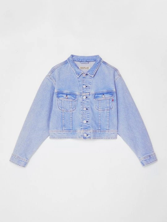 Zdjęcie produktu Kurtka jeansowa Replay jasnoniebieski denim