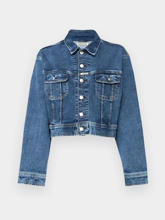 Zdjęcie produktu Kurtka jeansowa Replay niebieski denim