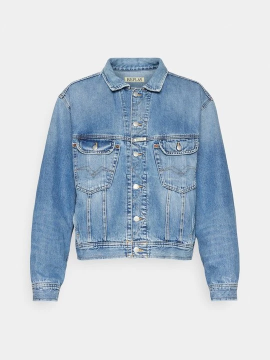Zdjęcie produktu Kurtka jeansowa Replay niebieski denim