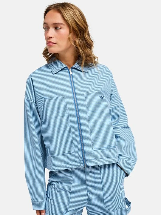 Zdjęcie produktu Kurtka jeansowa Roxy jasnoniebieski