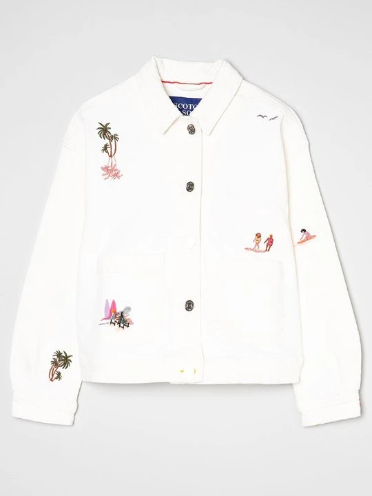 Zdjęcie produktu Kurtka jeansowa Scotch & Soda biały