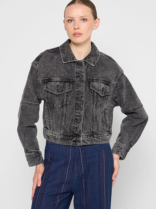Zdjęcie produktu Kurtka jeansowa Scotch & Soda ciemnoszary