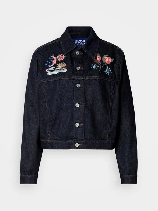 Zdjęcie produktu Kurtka jeansowa Scotch & Soda ciemnoniebieski