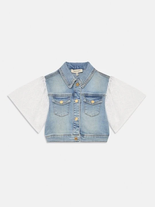 Zdjęcie produktu Kurtka jeansowa TWINSET jasnoniebieski denim