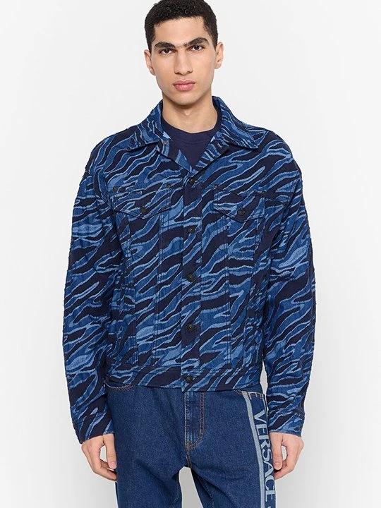 Zdjęcie produktu Kurtka jeansowa Versace Jeans Couture niebieski