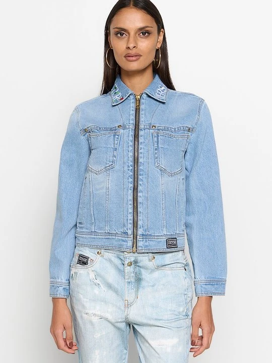 Zdjęcie produktu Kurtka jeansowa Versace Jeans Couture jasnoniebieski
