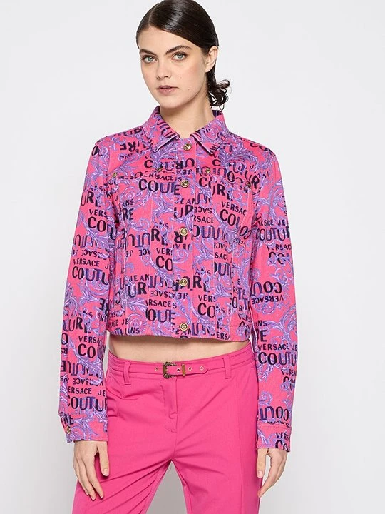 Zdjęcie produktu Kurtka jeansowa Versace Jeans Couture różowy