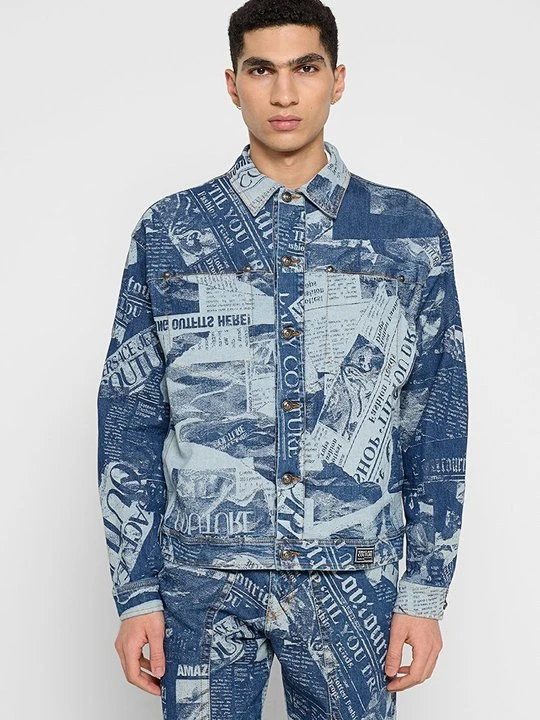 Zdjęcie produktu Kurtka jeansowa Versace Jeans Couture niebieski