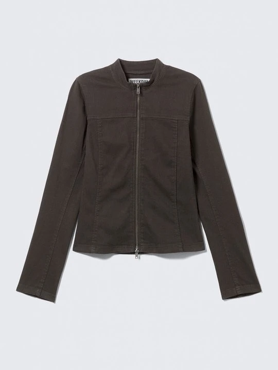 Zdjęcie produktu Kurtka jeansowa Weekday ciemnoszary