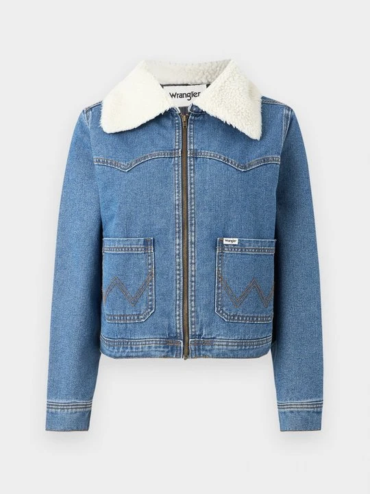 Zdjęcie produktu Kurtka jeansowa Wrangler niebieski denim