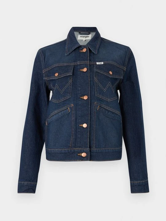 Zdjęcie produktu Kurtka jeansowa Wrangler ciemnoniebieski