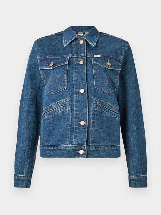 Zdjęcie produktu Kurtka jeansowa Wrangler niebieski denim