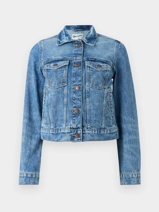Zdjęcie produktu Kurtka jeansowa Wrangler niebieski denim