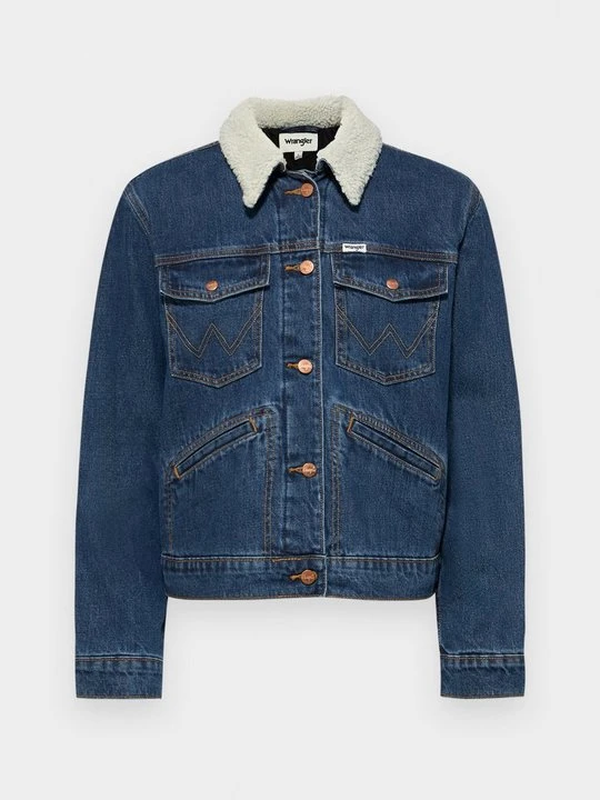 Zdjęcie produktu Kurtka jeansowa Wrangler ciemnoniebieski