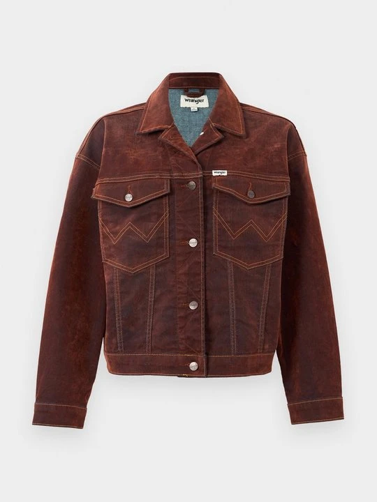 Zdjęcie produktu Kurtka jeansowa Wrangler brązowy