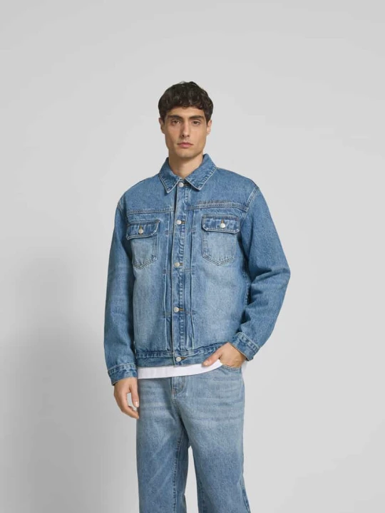 Zdjęcie produktu Kurtka jeansowa z czystej bawełny Billionaire Boys Club Niebieski