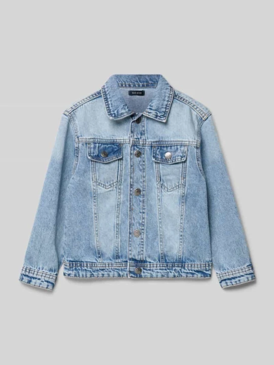 Zdjęcie produktu Kurtka jeansowa z kieszeniami na piersi BLUE SEVEN