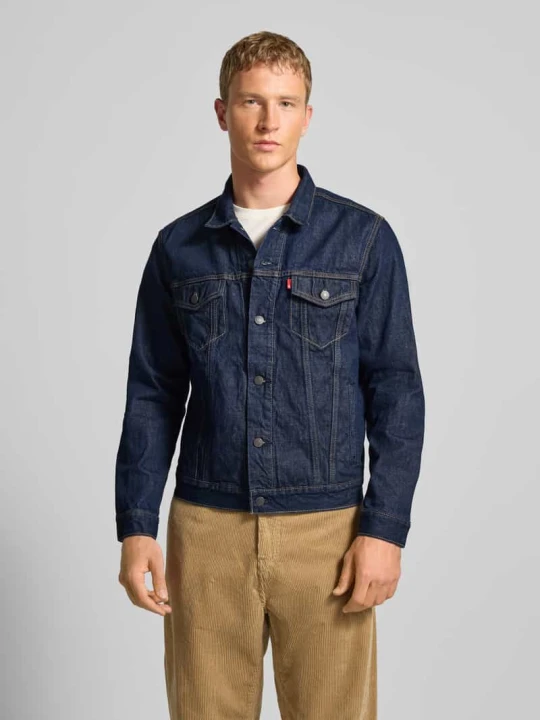 Zdjęcie produktu Kurtka jeansowa z kieszeniami na piersi model ‘THE TRUCKER JACKET’ Levi's Jeansowy niebieski