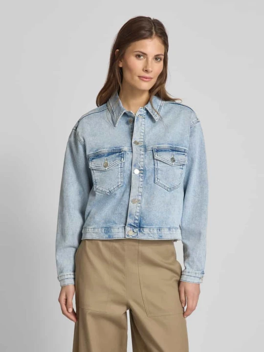 Zdjęcie produktu Kurtka jeansowa z kieszeniami z patką na piersi Scotch & Soda Jasnoniebieski