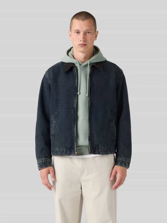 Zdjęcie produktu Kurtka jeansowa z kontrastowym kołnierzem Levi's Ciemnoniebieski
