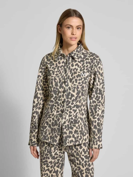Zdjęcie produktu Kurtka jeansowa z nakładanymi kieszeniami na piersi model ‘LEORA-JACKET’ CPH MUSE Piaskowy
