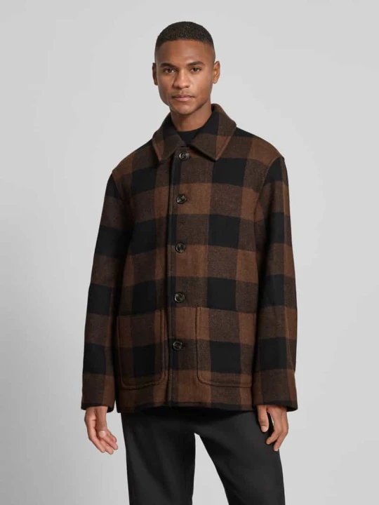 Zdjęcie produktu Kurtka koszulowa o kroju oversized z mieszanki wełny Tommy Hilfiger Czarny