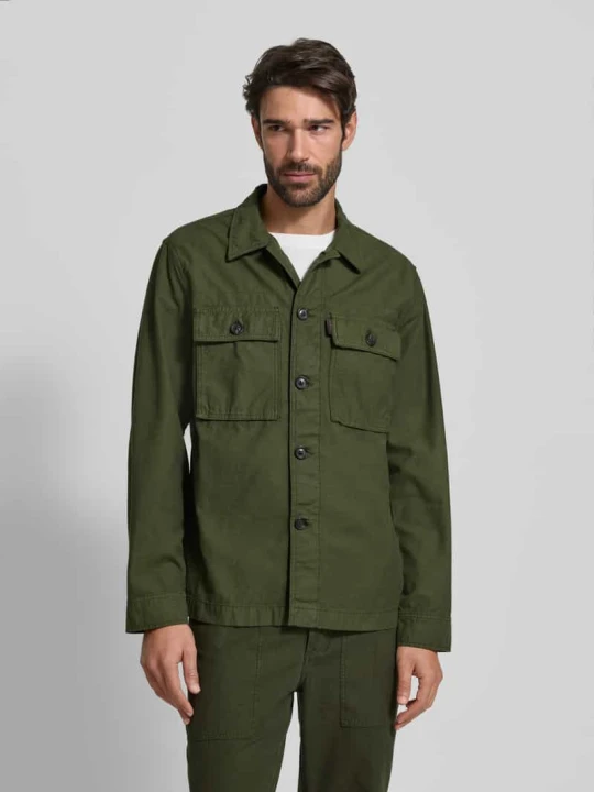 Zdjęcie produktu Kurtka koszulowa o kroju regular fit z czystej bawełny Tommy Hilfiger Khaki