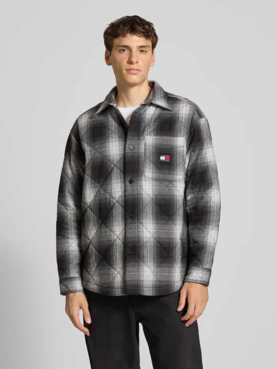 Zdjęcie produktu Kurtka koszulowa o kroju regular fit z czystej bawełny Tommy Jeans Czarny