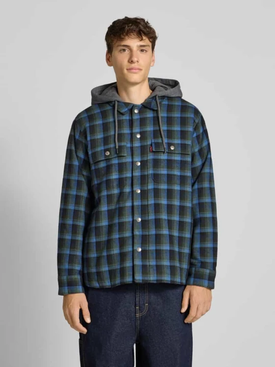 Zdjęcie produktu Kurtka koszulowa o kroju regular fit z kapturem model ‘FRANCISCO’ Levi's Zielony