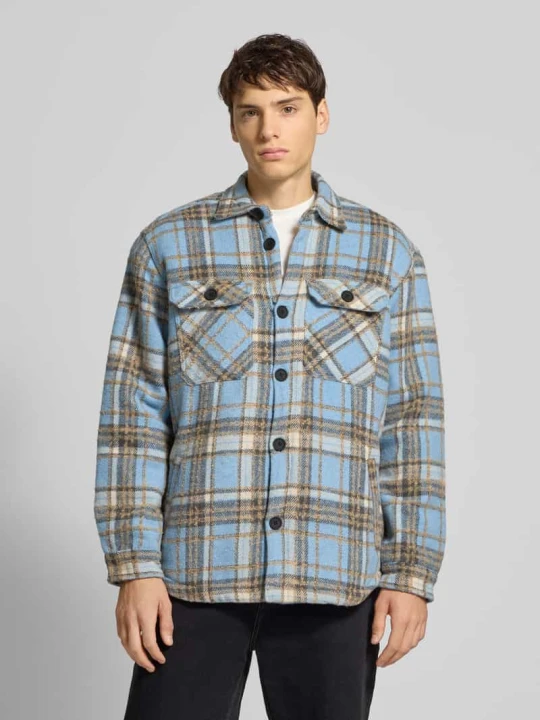 Zdjęcie produktu Kurtka koszulowa o kroju regular fit z kołnierzykiem typu kent model ‘Rian’ Redefined Rebel Jasnoniebieski