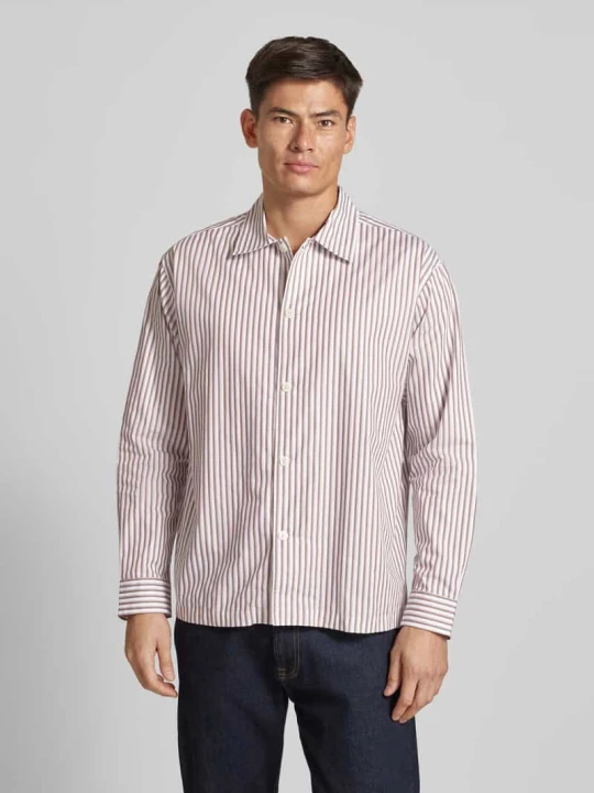 Zdjęcie produktu Kurtka koszulowa o kroju regular fit z kołnierzykiem typu kent model ‘RICCO’ Selected Homme Jasnobrązowy