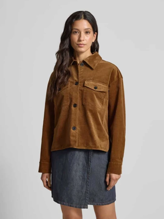 Zdjęcie produktu Kurtka koszulowa o kroju regular fit z mieszanki bawełny Marc O'Polo Camel
