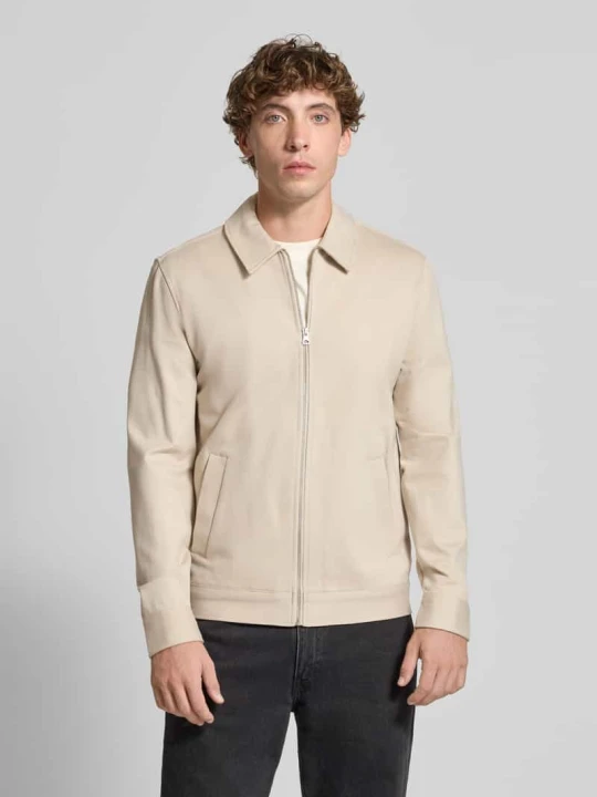 Zdjęcie produktu Kurtka koszulowa o kroju regular fit z mieszanki wiskozy model ‘JAKES’ Only & Sons Beżowy